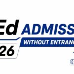 B.Ed Admission Without Entrance Exam 2026